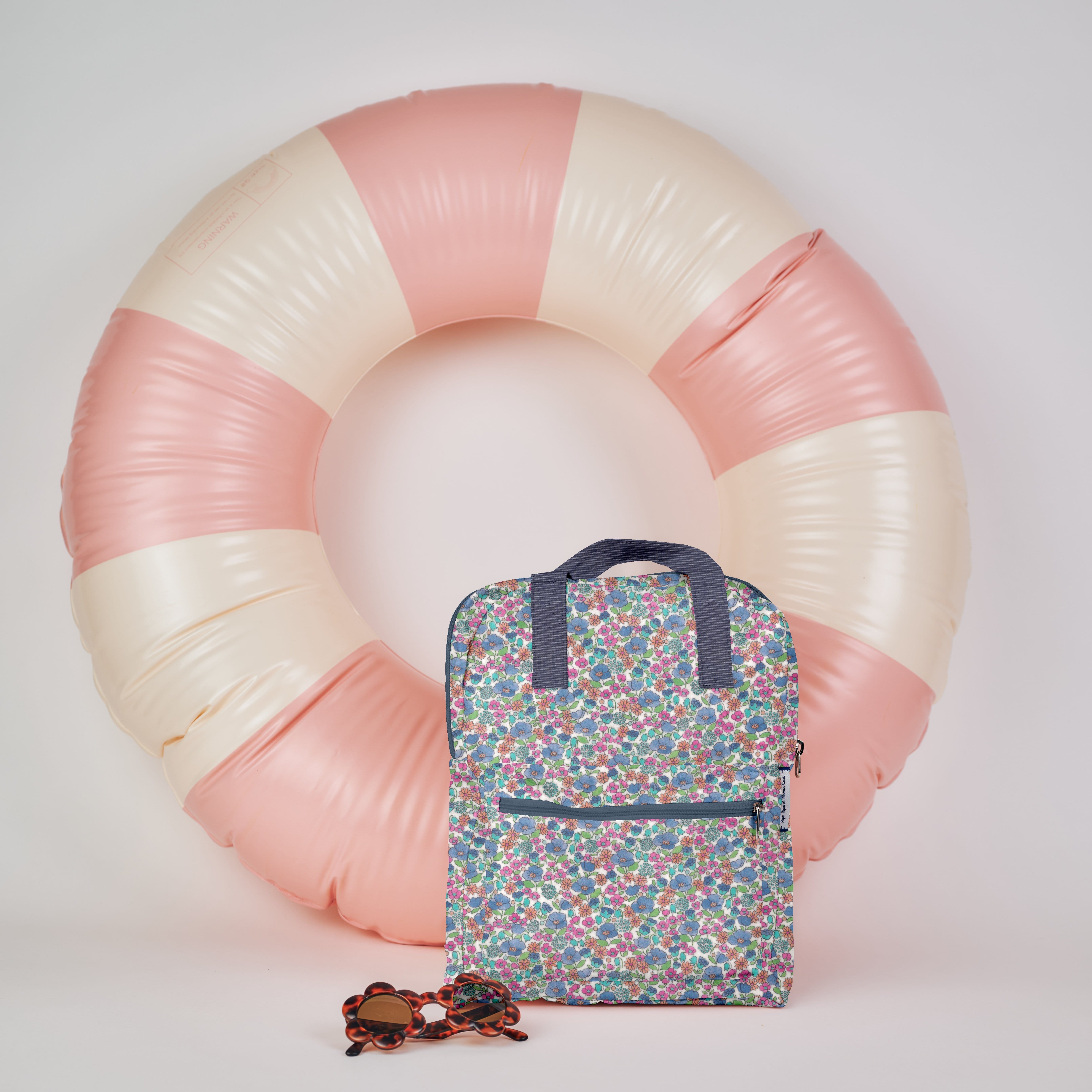 Petit Sac À Dos Gaby Pastel Fleuri