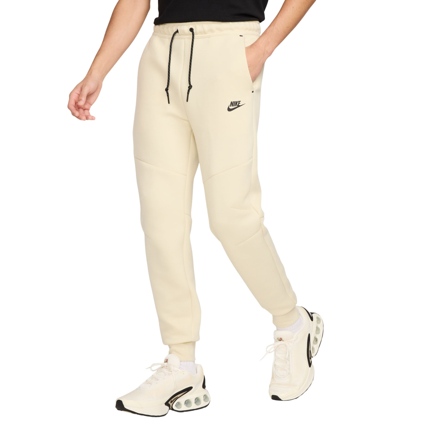 Nike Tech Fleece Sportswear Joggingbroek Gebroken Wit Zwart