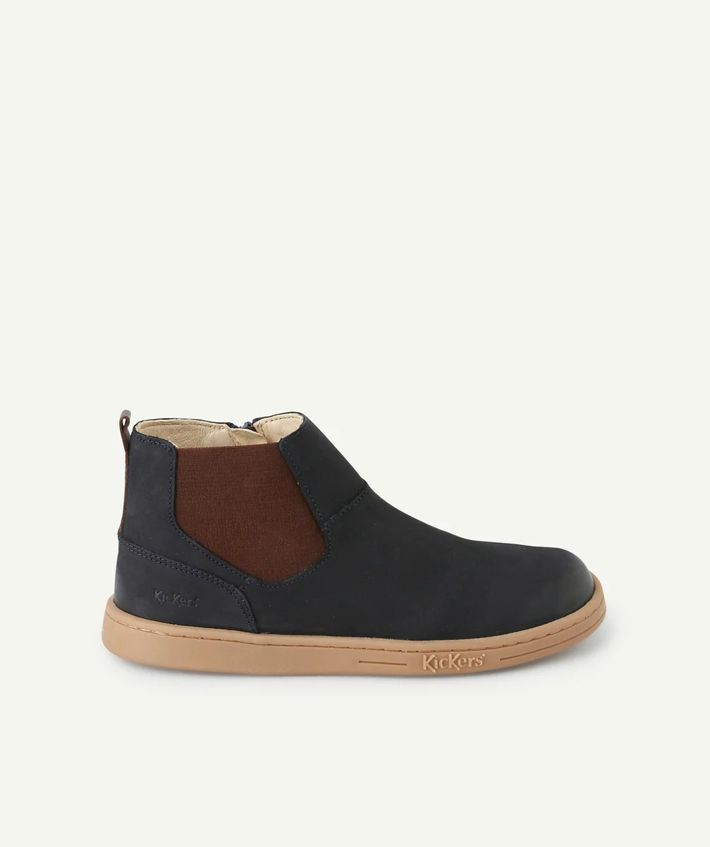 KICKERSCHAUSSURES TACKBO GARÇON BLEU MARINE
