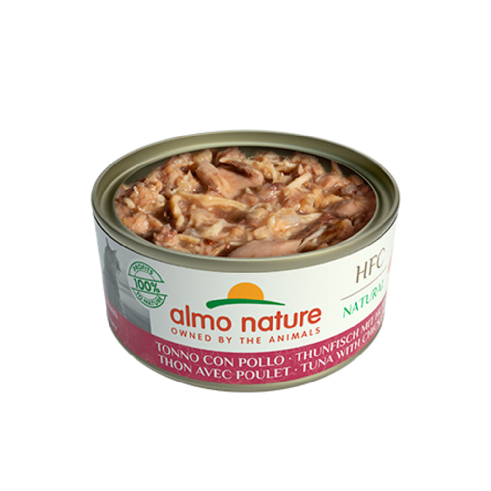 Almo Nature HFC Natural Kattenvoer Nat Blik Tonijn & Kip150 gr
