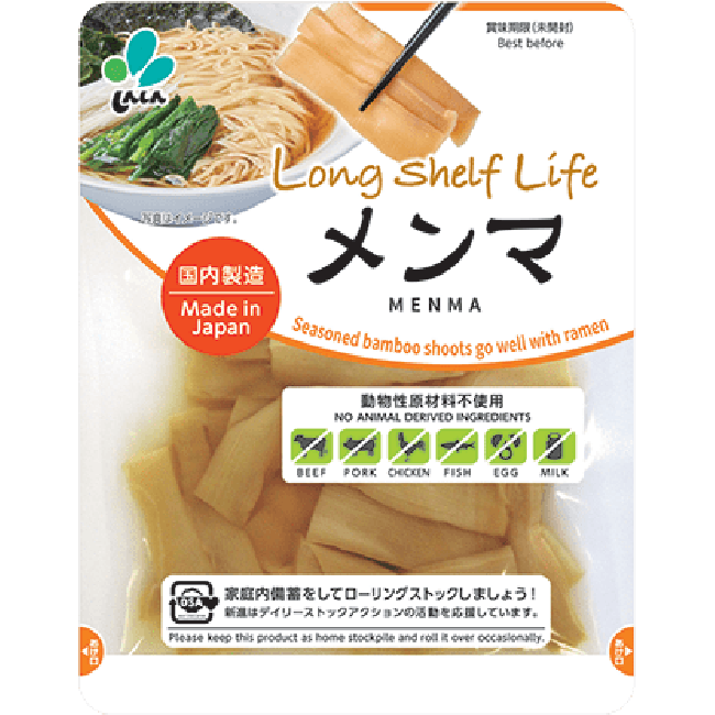 Shin Shin Menma Gekruide Bamboosheuten 90g