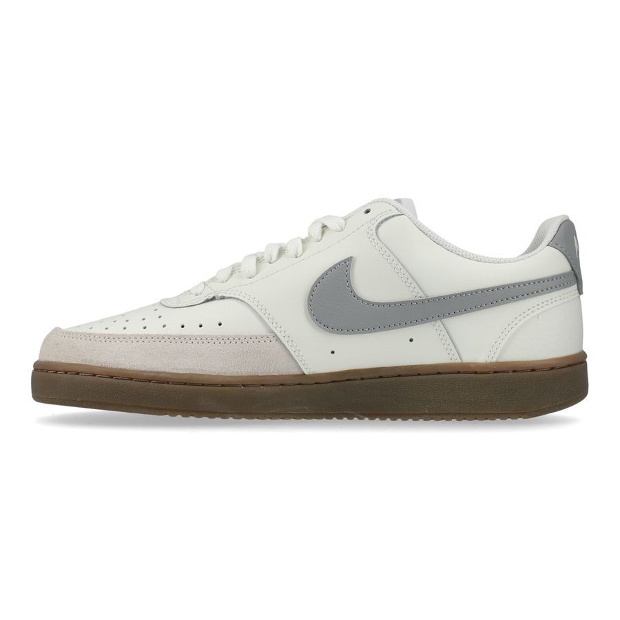 Nike Chaussures Court Vision Low - Blanc Cassé/Gris/Light Orewood Brown