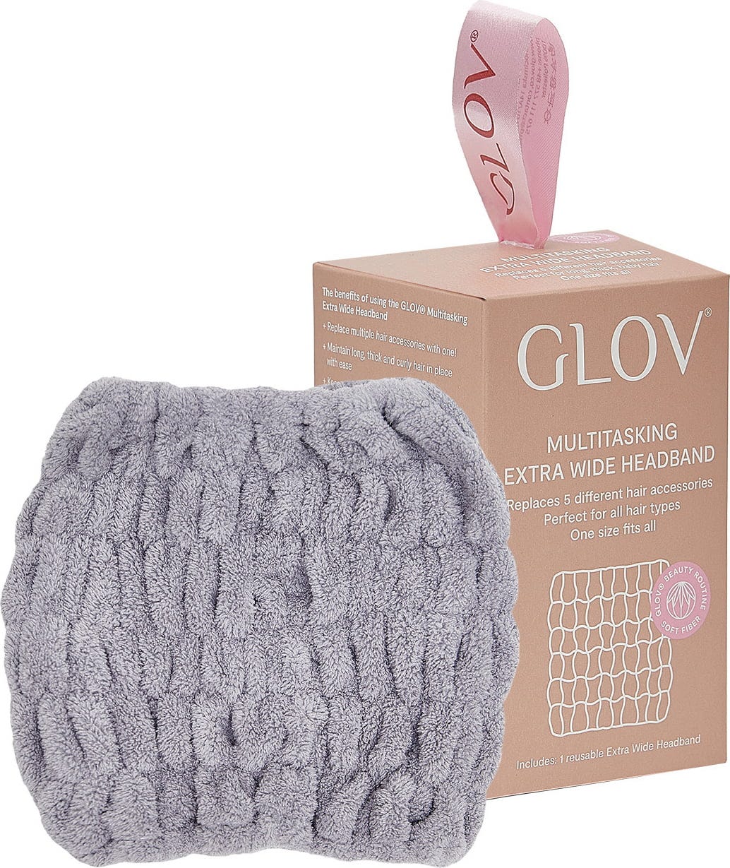 GLOV  Extra Wide Headband, Grey