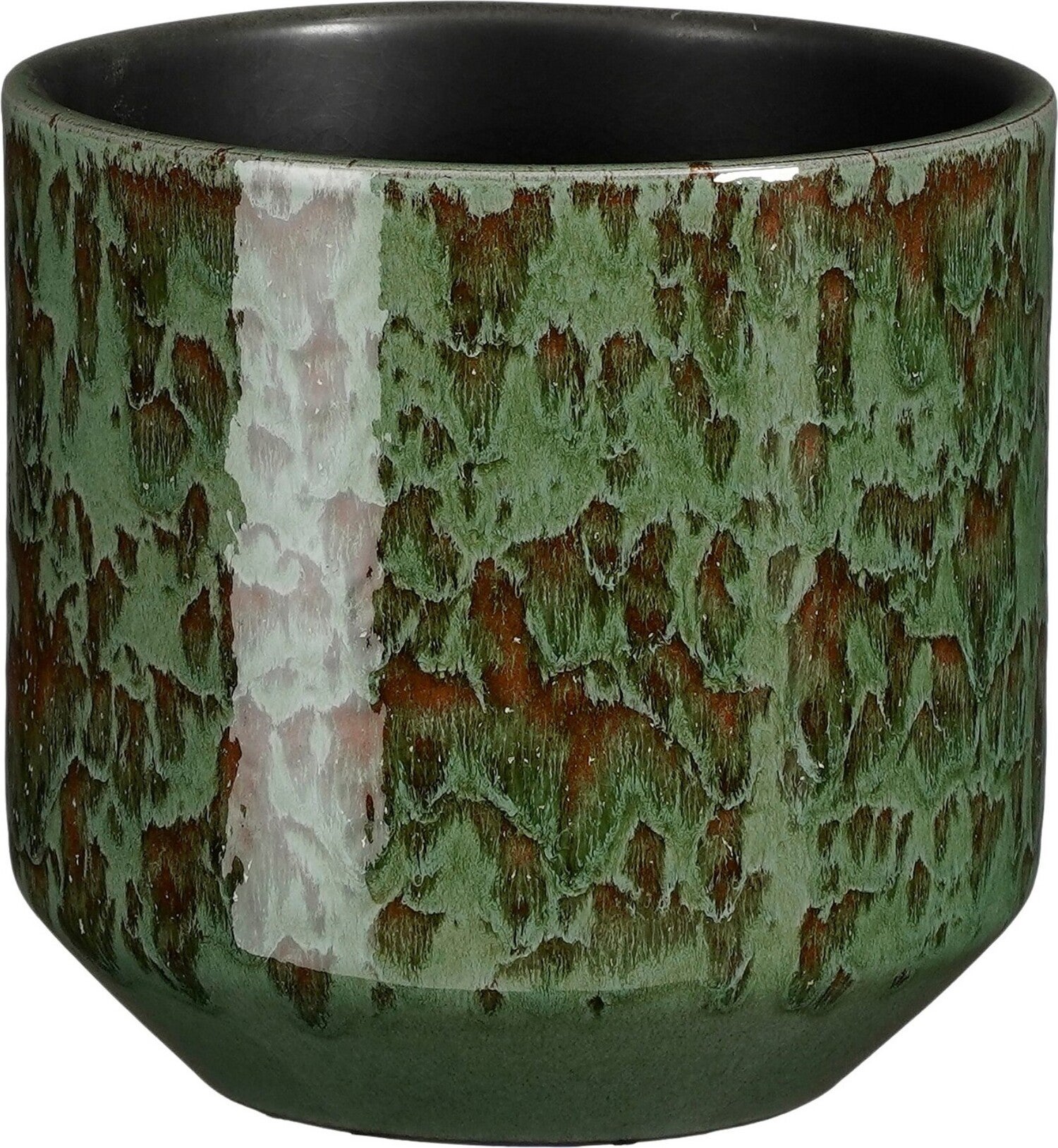 Mica Decorations bloempot Sebastian groen D 20 H 19 cm