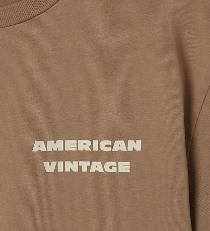 American Vintage T-Shirt - Fizvalley - Vintage Haselnuss
