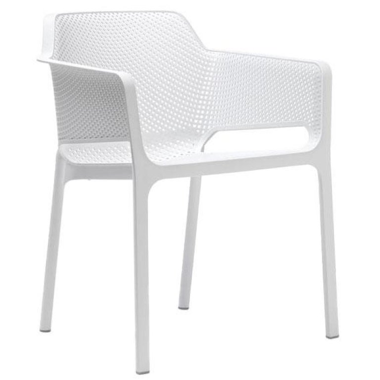 Nardi Net tuinstoel met armleuning Bianco