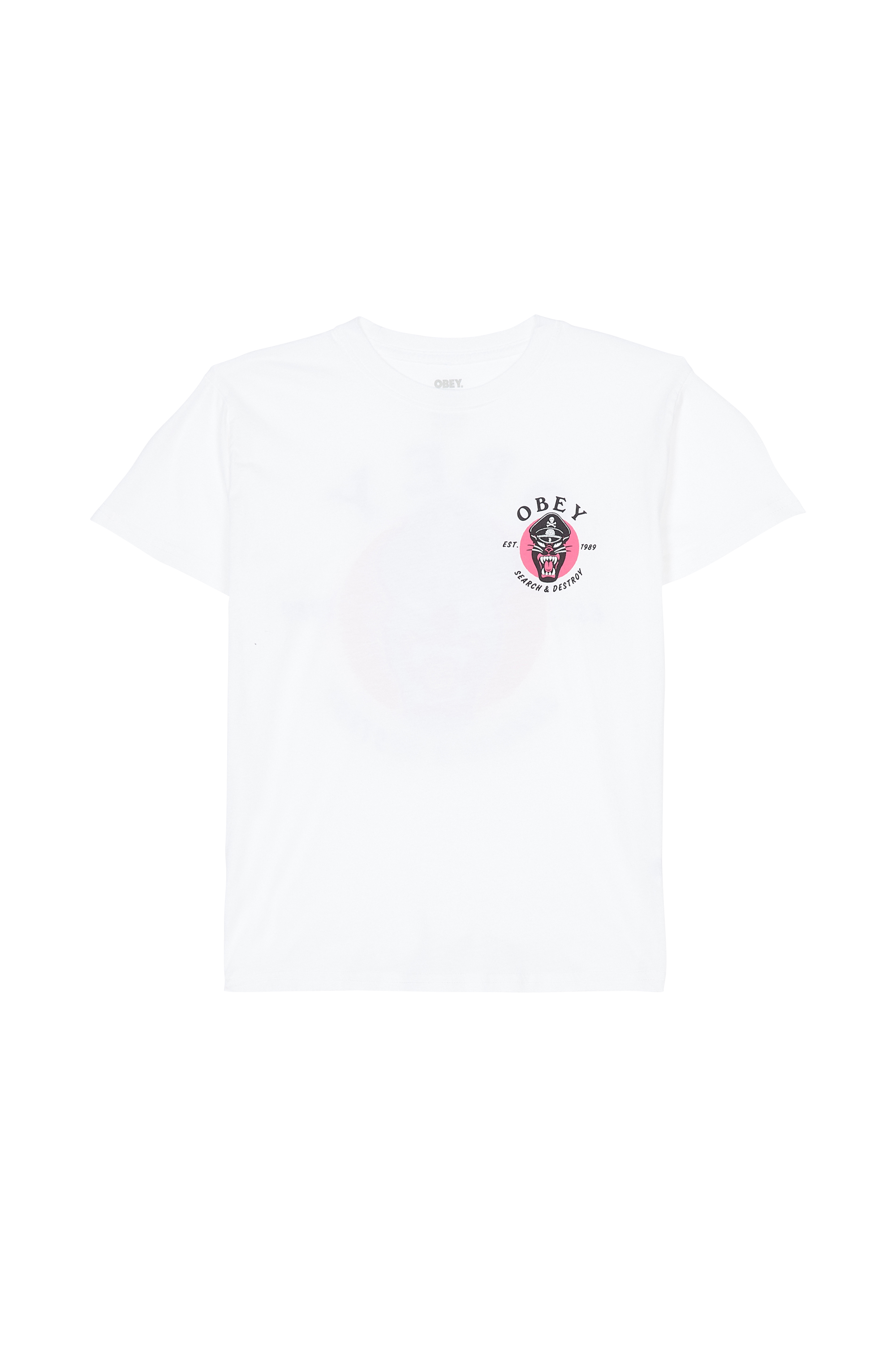 OBEY T-shirt OBEY BATTLE PANTHER Blanc