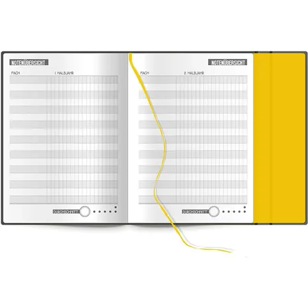 Trötsch Schülerkalender mit Klappe black 2020/2021