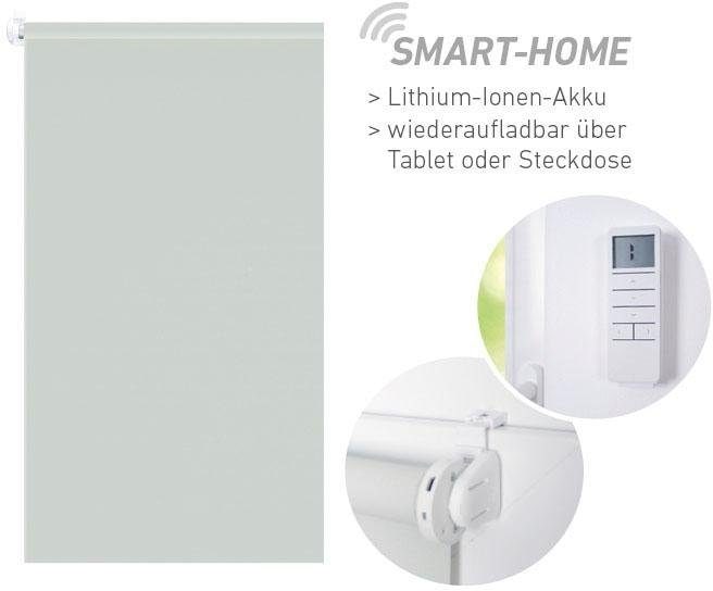 Good Life Elektrisches Rollo »Vau - SMART HOME« Lichtschutz ohne Bohren mit Fernbedienung