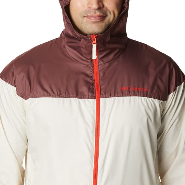 Veste randonnée COLUMBIA FLASH CHALLENGER™ NOVELTY WINDBREAKER CHALK/LIGHT RAISIN/SPICY LOGO