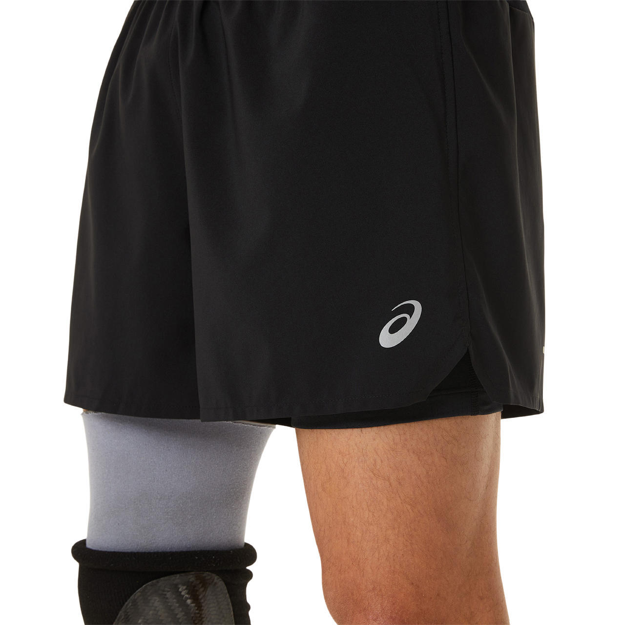 ASICS Road 2-N-1 5IN Hardloopbroek Kort Zwart Heren