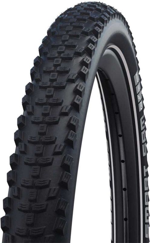 Buitenband Schwalbe Smart Sam Plus DD/GreenGuard 29 x / 57 622mm zwart met reflectie