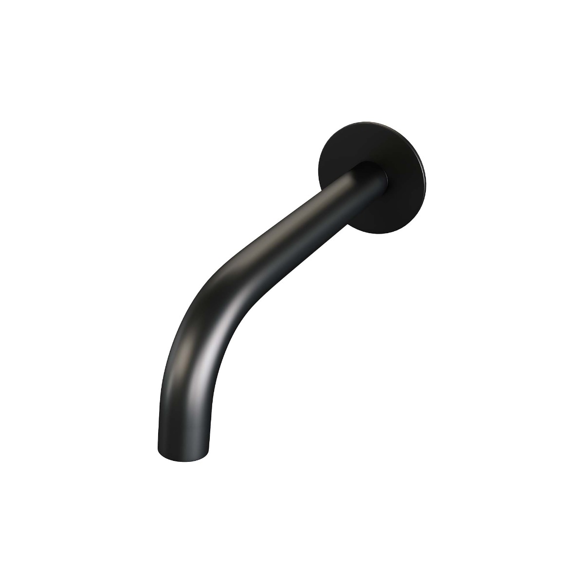 Brauer Black Edition uitloop met rozet zwart mat