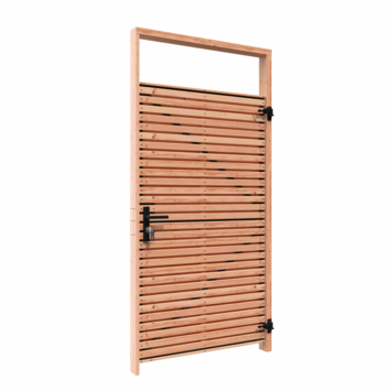 Tuindeur pakket Andalusië douglas hout horizontaal 180 x 99 cm