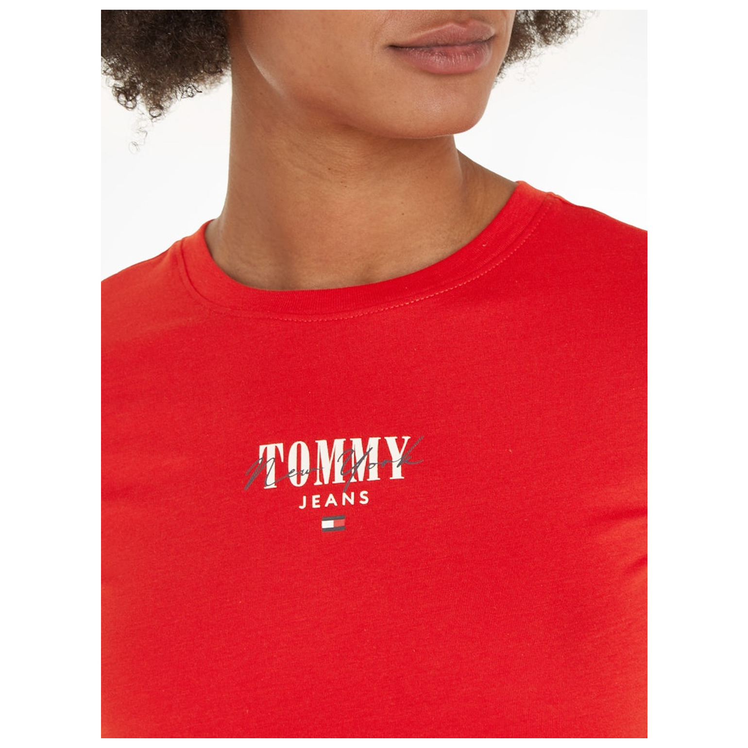 Tommy Jeans TJW SLIM ESSNTL LOGO 1 TEE EXT