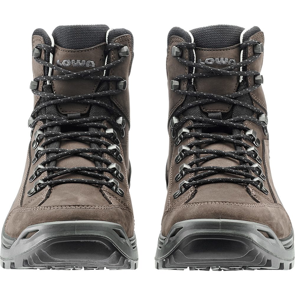 LOWA Renegade EVO LL MID Wanderschuhe Herren dunkelbraun