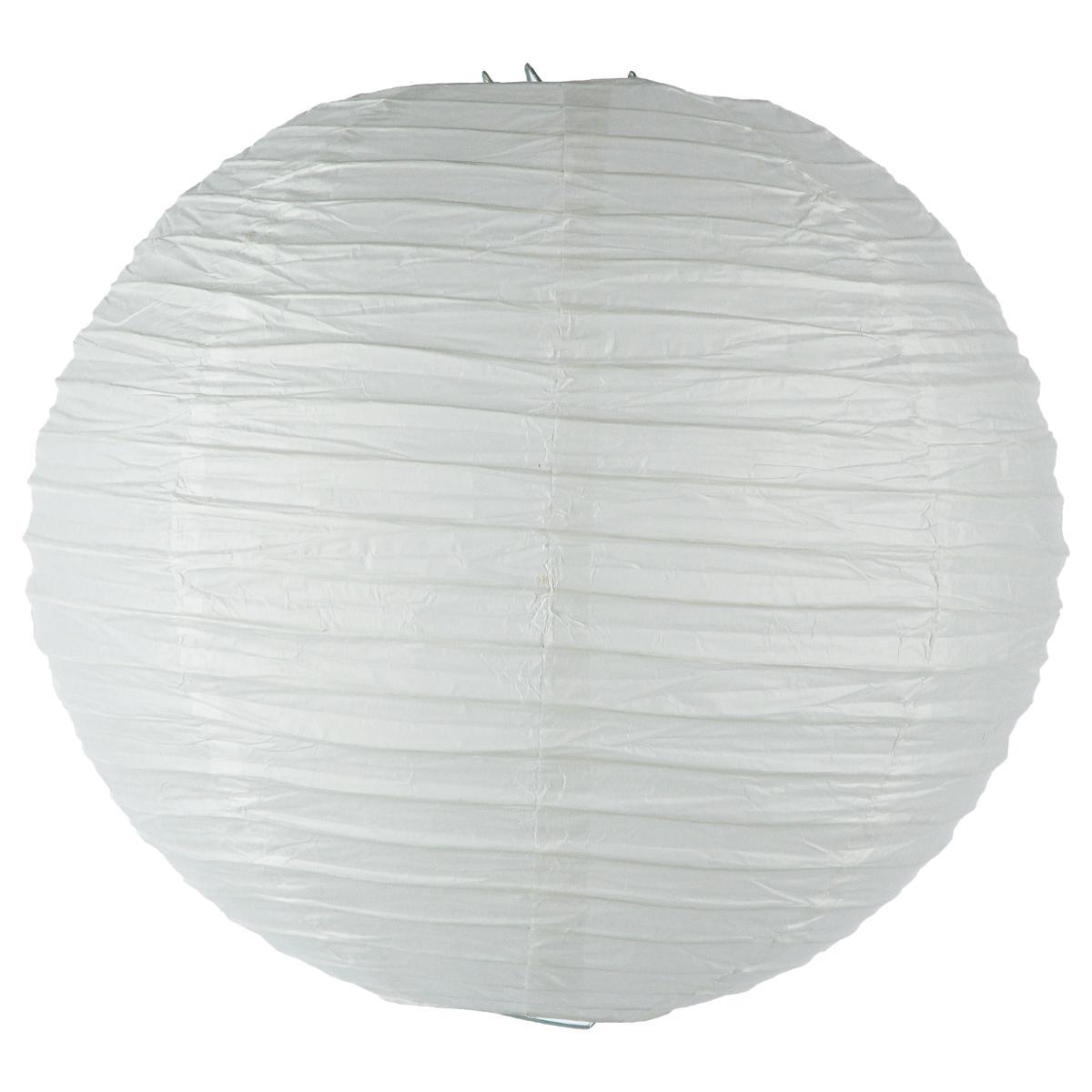 LANTERNE BOULE BLANC D.35CM