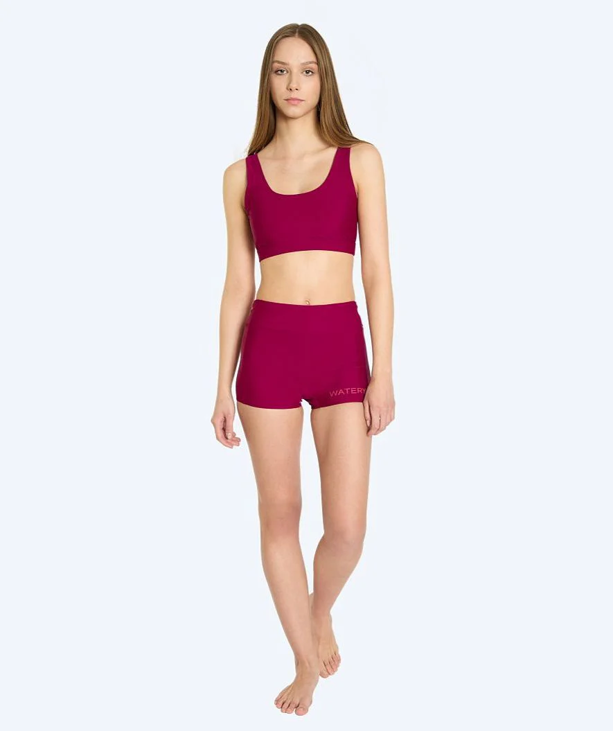 Watery bikini top til kvinder - Remington - Mørkerød