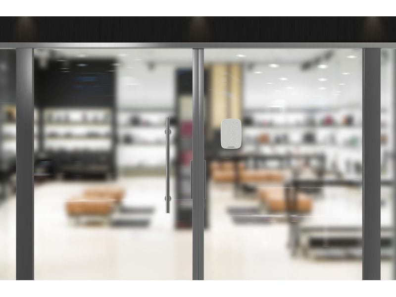 AJAX Bedienteil Baseline KeyPad Jeweller Weiss Tastenfeld mit Wandhalterung