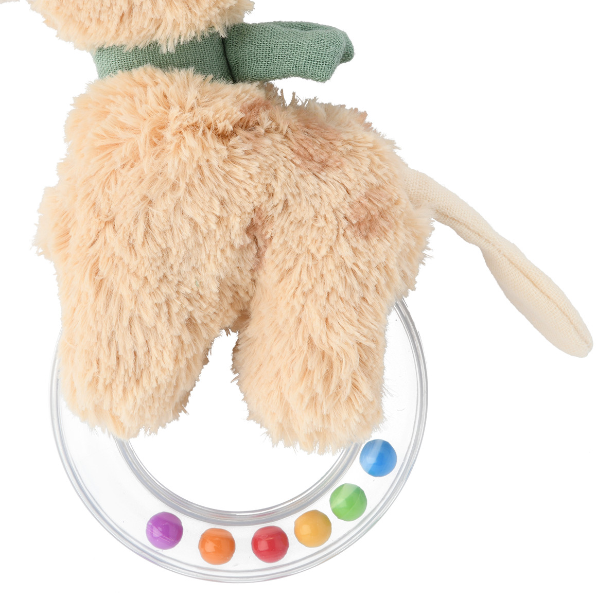 Topomini Baby Rassel-Greifling im Giraffen-Design puder