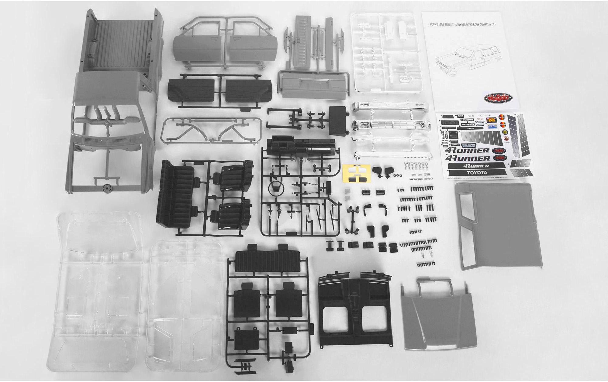 Karosserie 1985 Toyota 4Runner Body Set<br>Scale Karosserie für Crawler