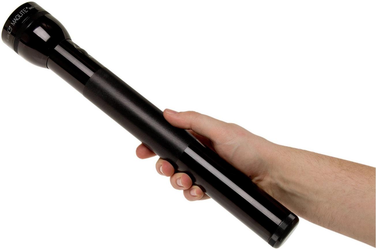 Maglite Staaflamp type 4 D-cell, zwart