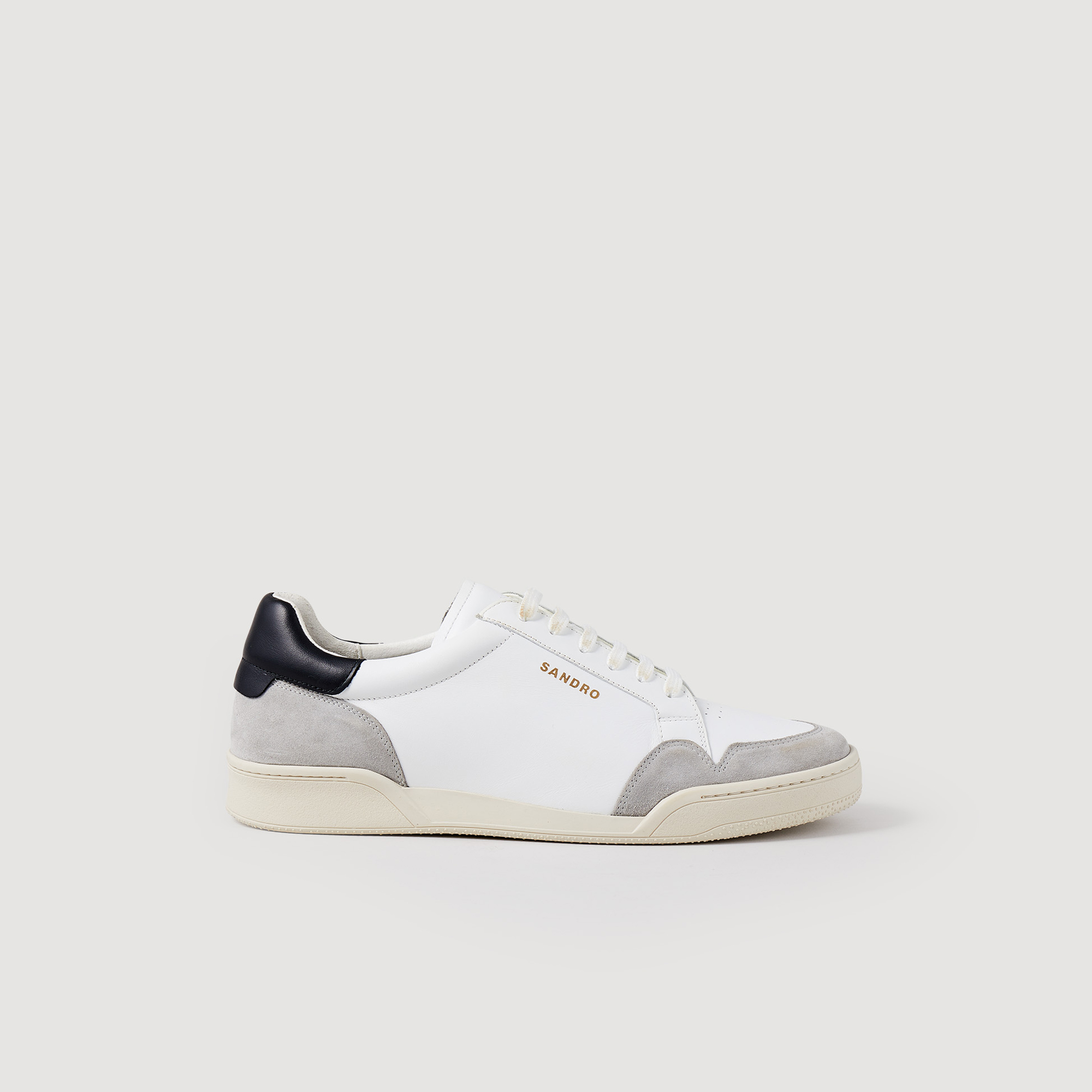 Baskets en cuir
