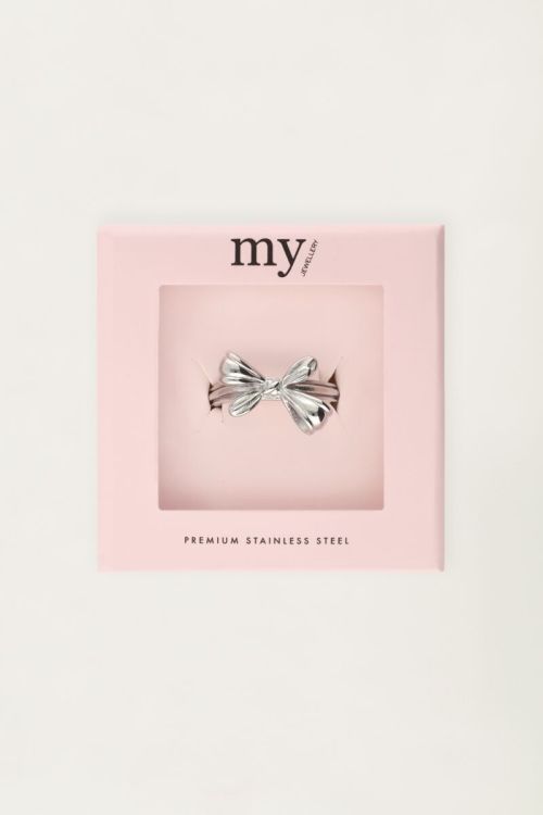 Statement ring met strik