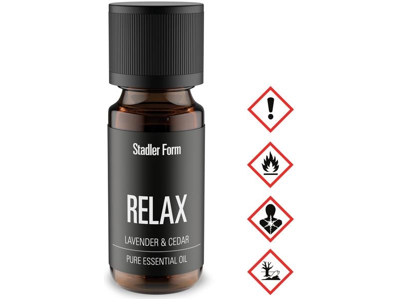 Stadler Form Duftöl Relax Lavendel/Zedernholz/Zitrus, 10 ml Aromaöl für Aroma Diffuser, Luftbefeuchter und Luftwäscher