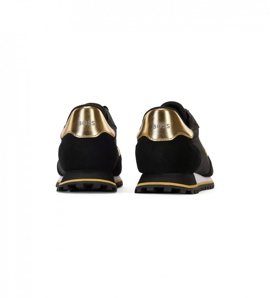 Tênis BOSS com logotipo em relevo preto