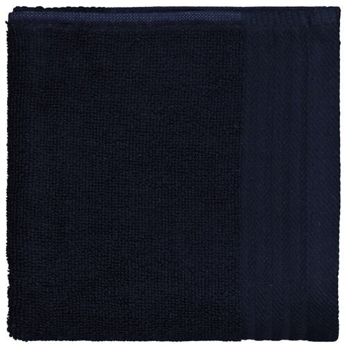 essuie-mains 50x50 coton bleu foncé