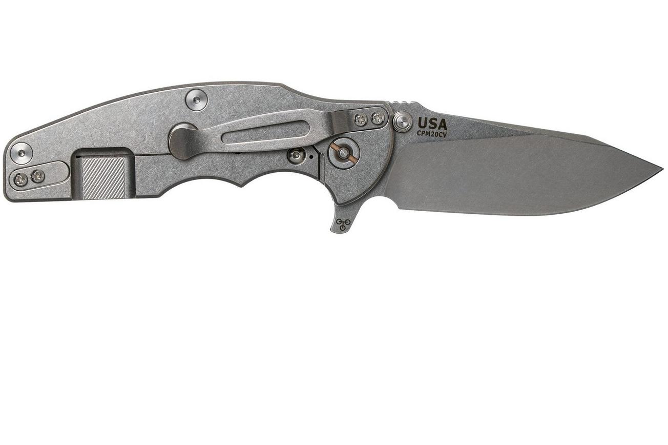 Rick Hinderer Jurassic Slicer Black G10 CPM 20CV zakmes