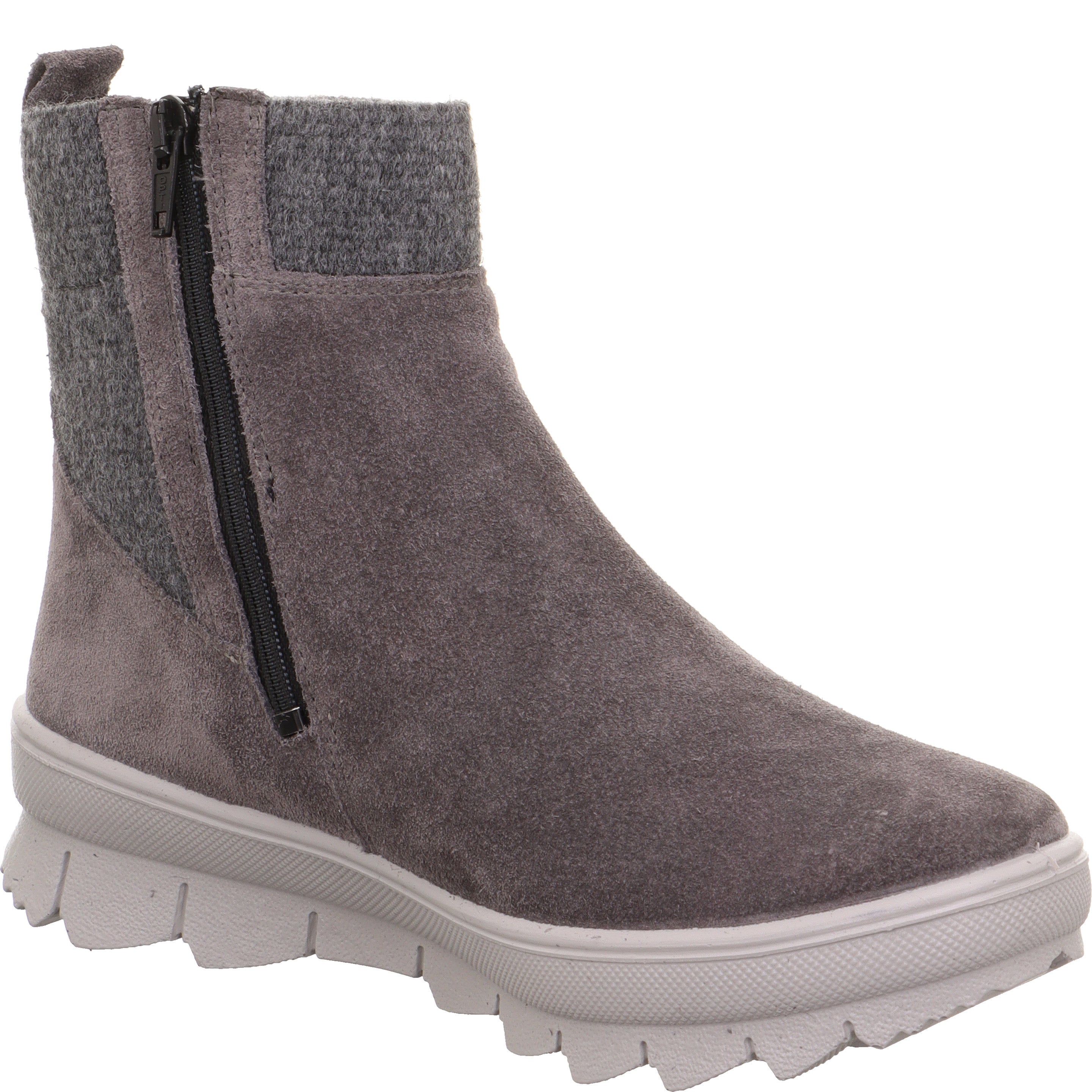 legero NOVARA Damen  Stiefelette mit Reißverschluss - Farbe: Fumo - Größe: 7.5