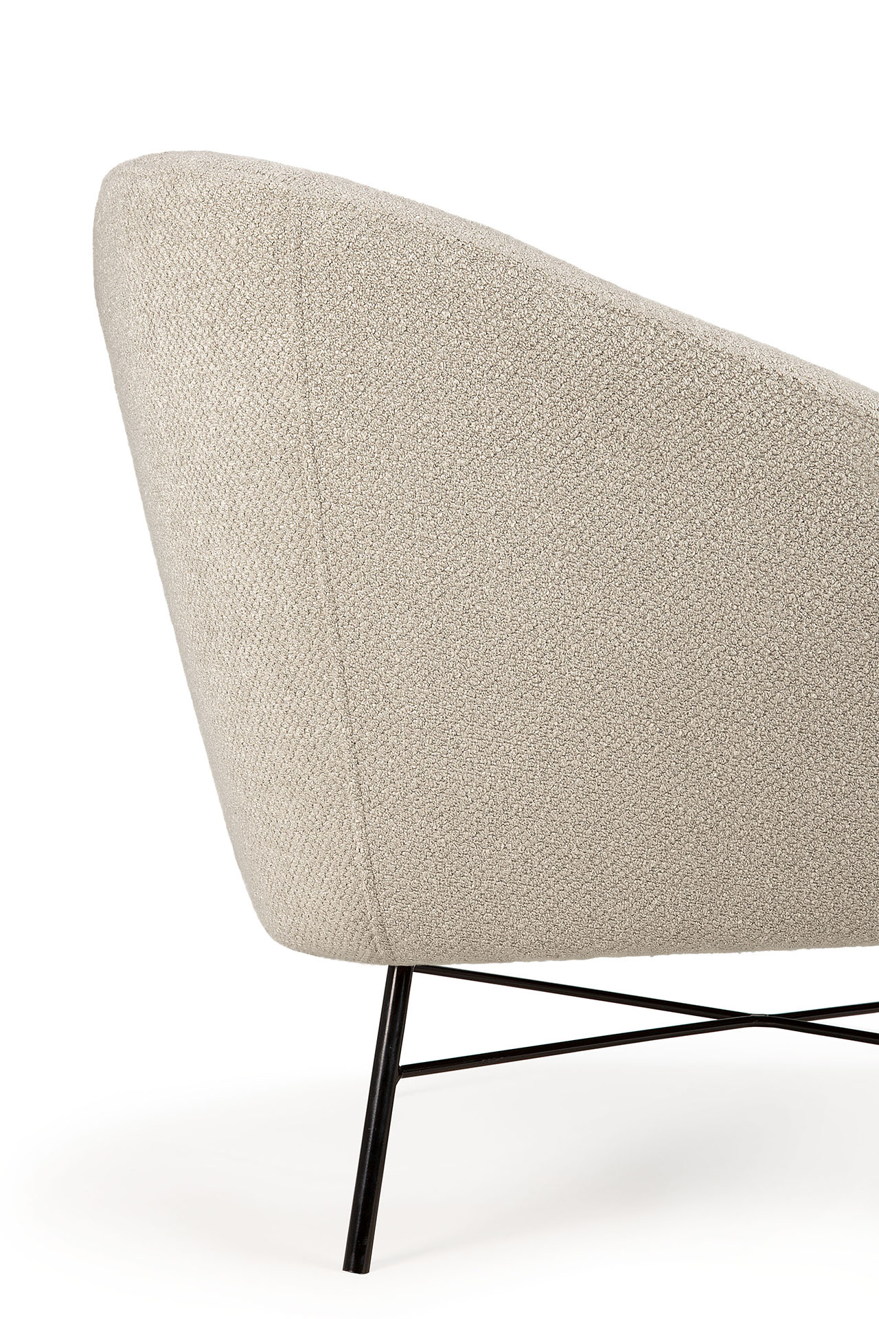Barrow lounge chair - off white