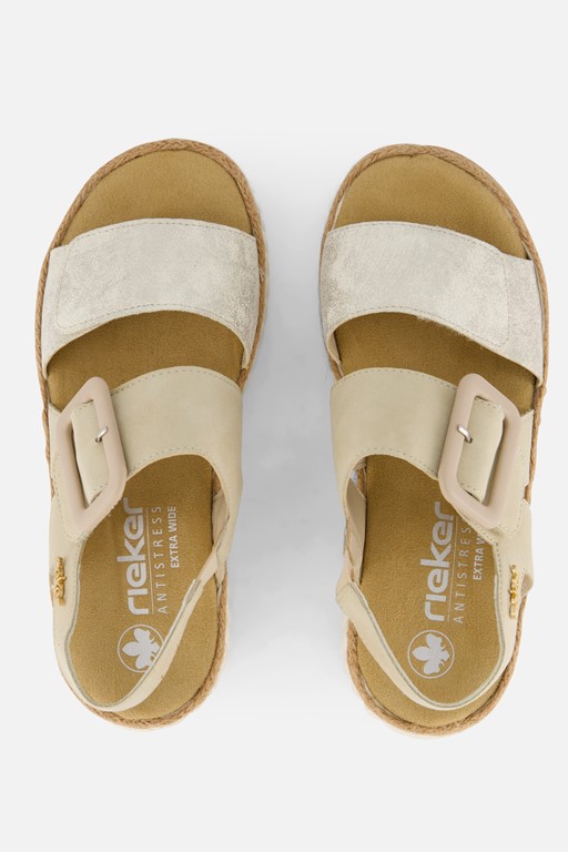 Rieker Sandalen beige Synthetisch