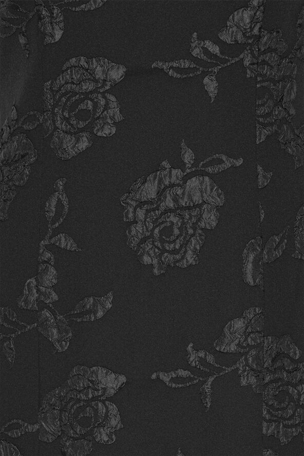 ROTATE Birger Christensen Jacquard Midi Dress Black
