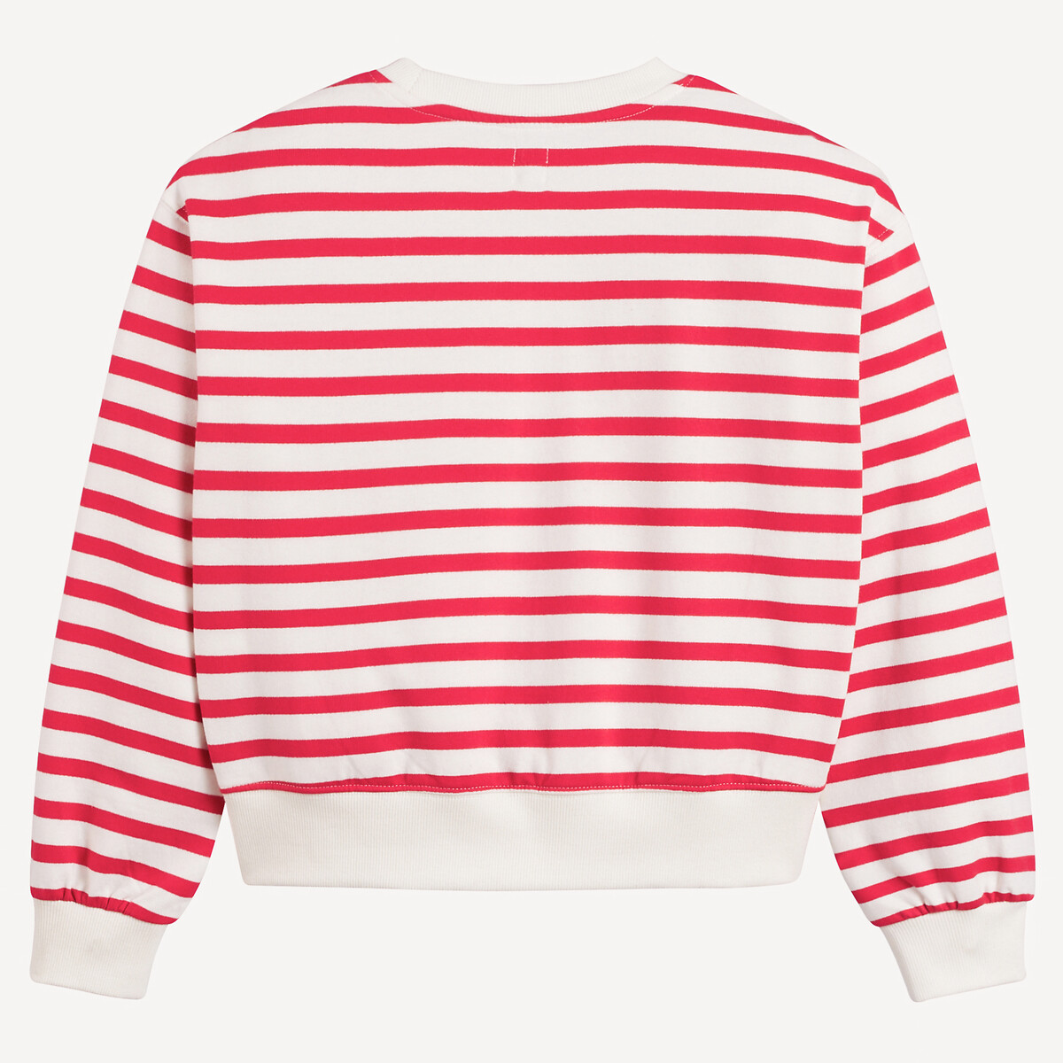 COLEÇÃO LA REDOUTE<br>Suéter listrado de gola redonda em fleece