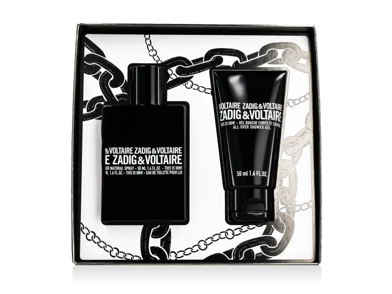 Zadig & Voltaire This is Him EDT 50 ml   SG for Body & Hair 50 ml (man)
