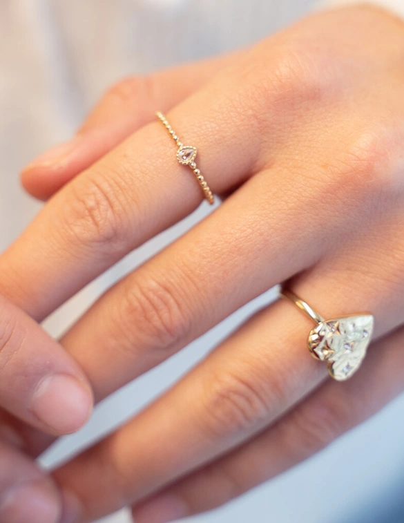 My Jewellery Starry ring met strass steen MJ12021