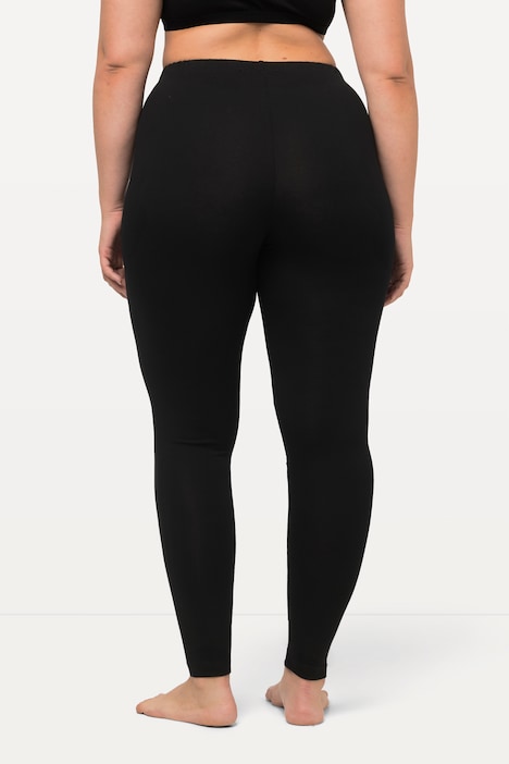 Leggings, wadenlang, schmales Bein, Elastikbund