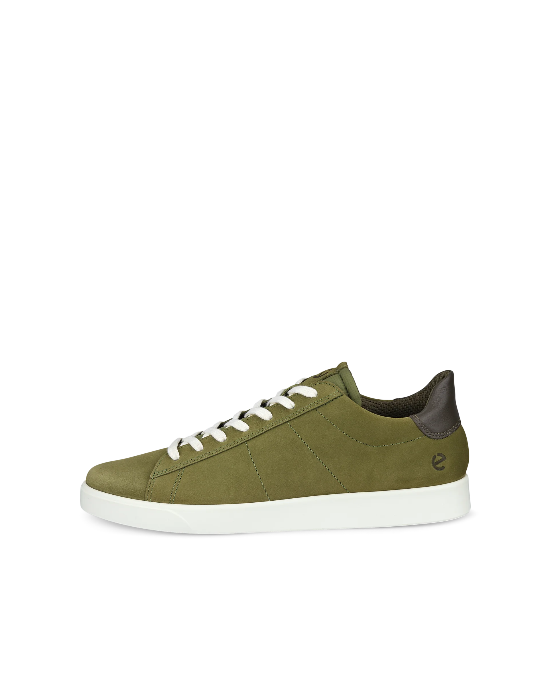 ECCO STREET LITE M Herren Sneaker aus Nubukleder Grün