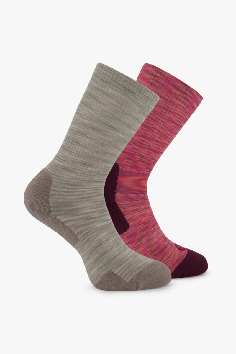 46 NORD 2-Pack Crew 35-42 Damen Wandersocken