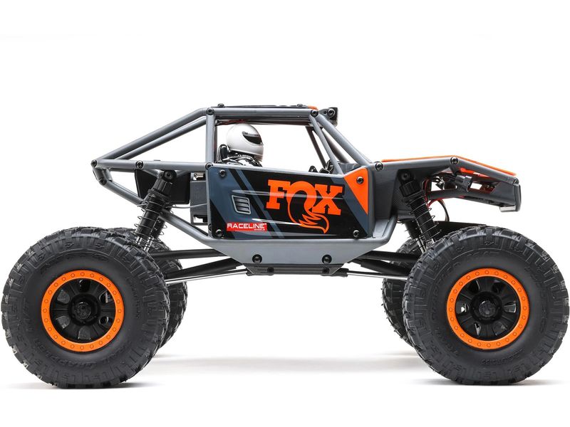 Axial Rock Crawler UTB18 Capra 4WD, Grau 1:18, RTR Unlimited Trail Buggy im RTR Komplettset