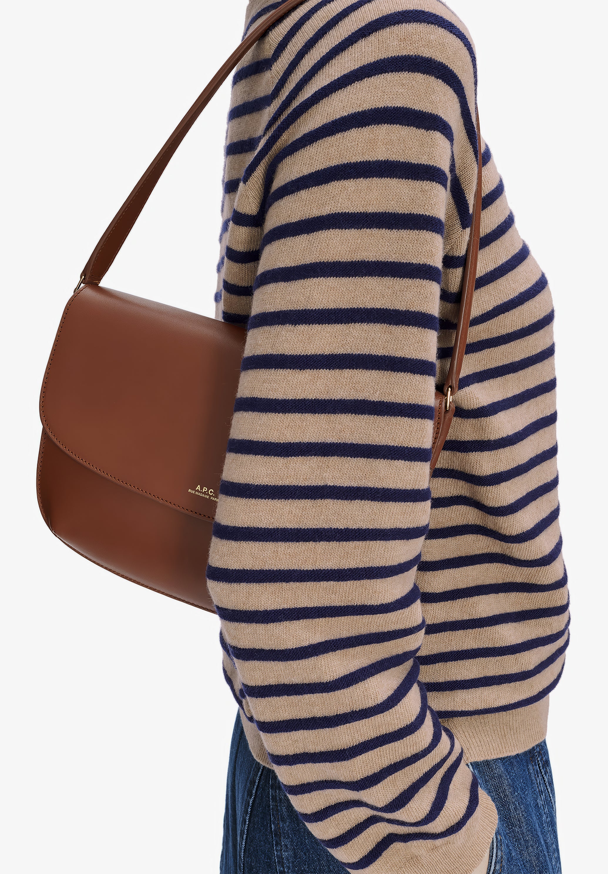 Sac Sarah Shoulder - Noisette
