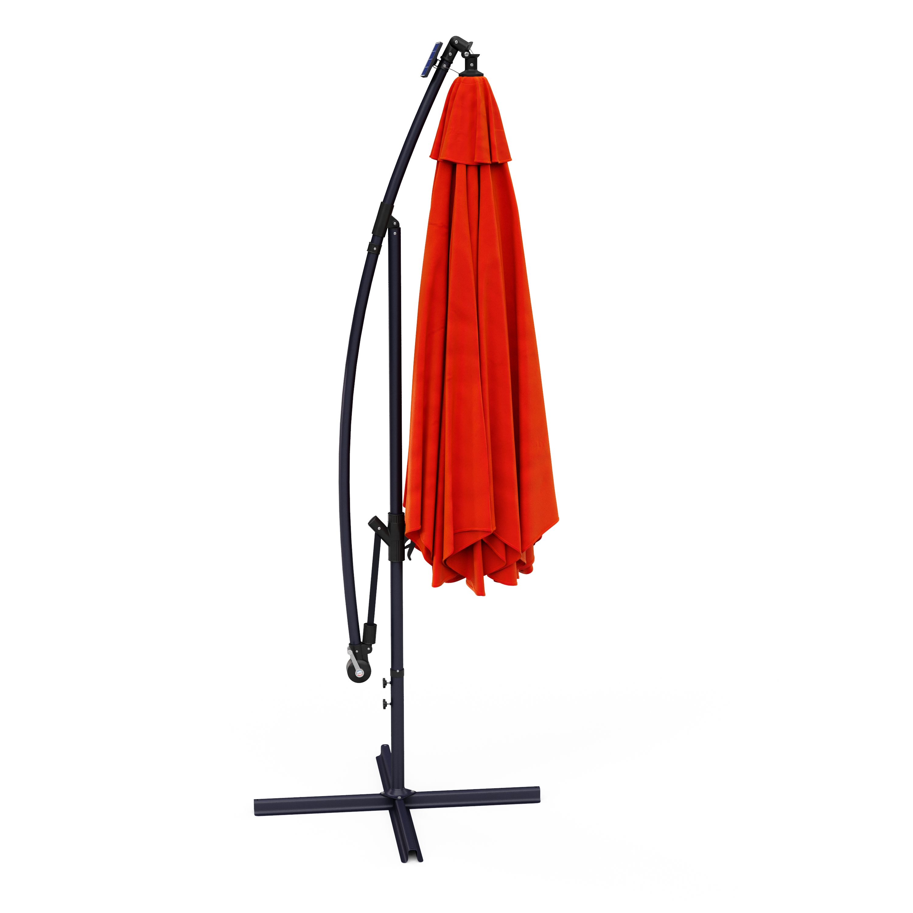 Sonnenschirm Ampelschirm BAY mit LED 350 cm orange