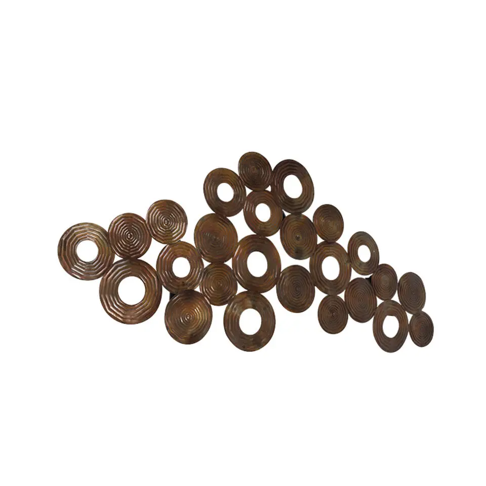 Qazqa wandlampen circles bruin e27