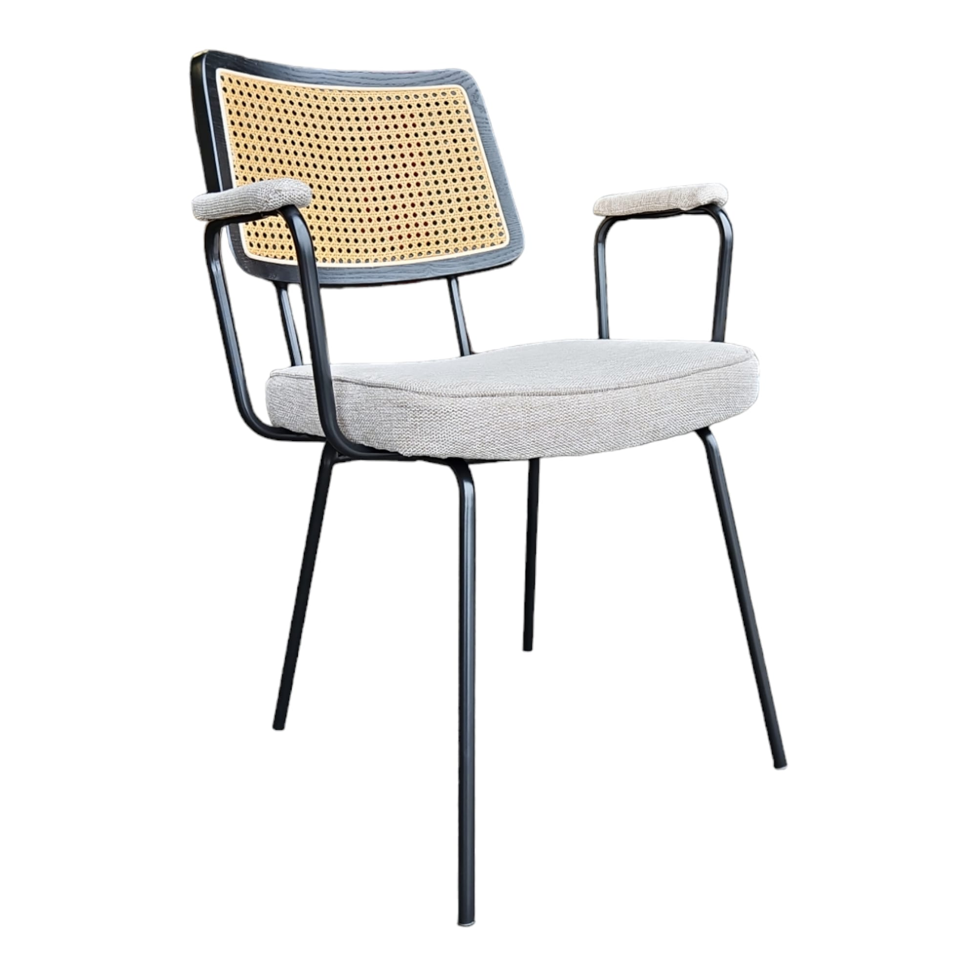 Interieurdirekt - Cady Eetkamerstoel - Wicker Beige