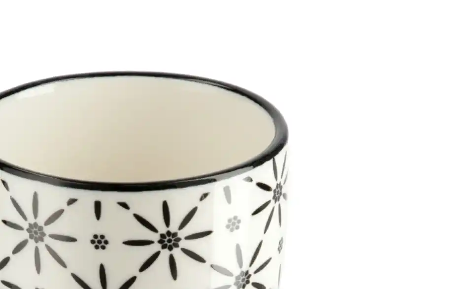 Eierbecher Schwarz, 2er-Set Juna