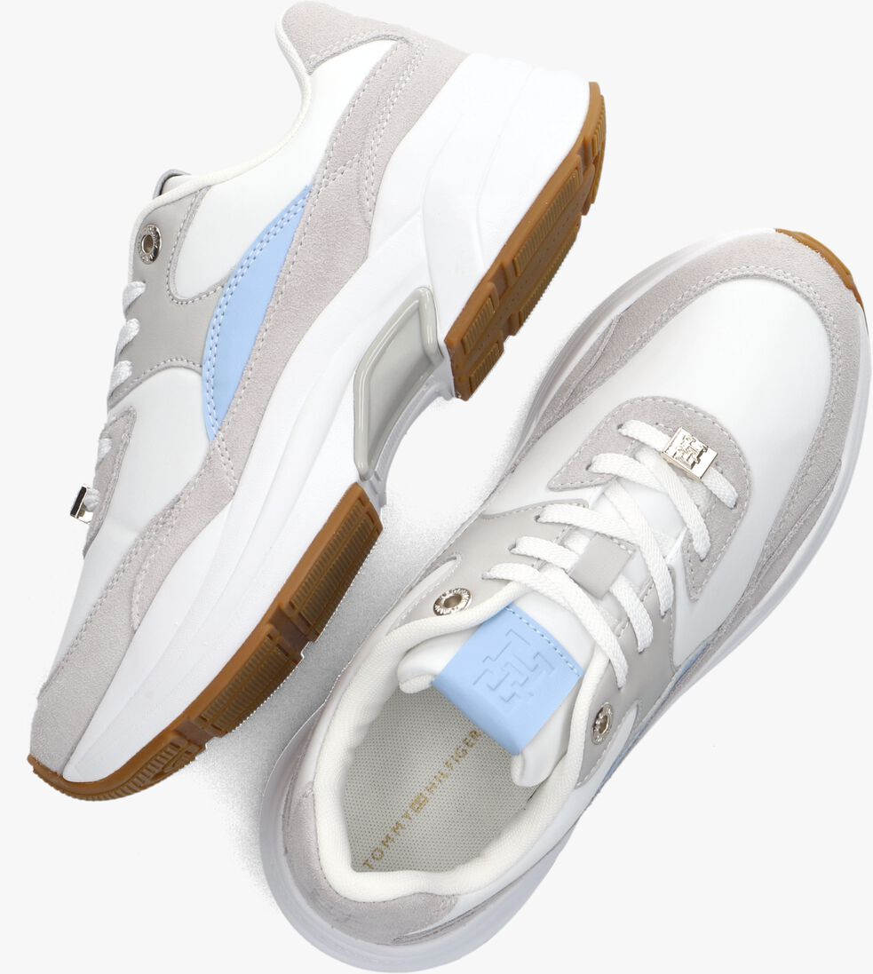 TOMMY HILFIGER witte tommy hilfiger lage sneakers chunky feminine runner hardware