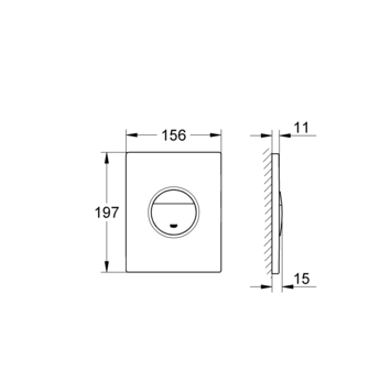 Grohe Sail Bedieningspaneel Wit